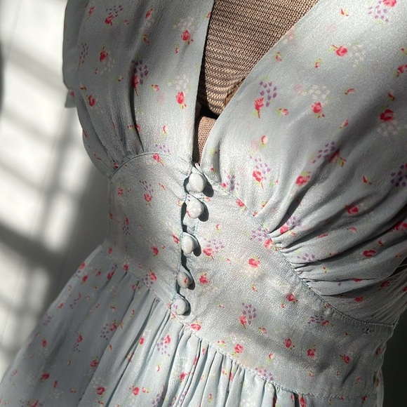 Loveshackfancy - Ruby silk crepe mini dress- Size XS - Picture 15 of 17